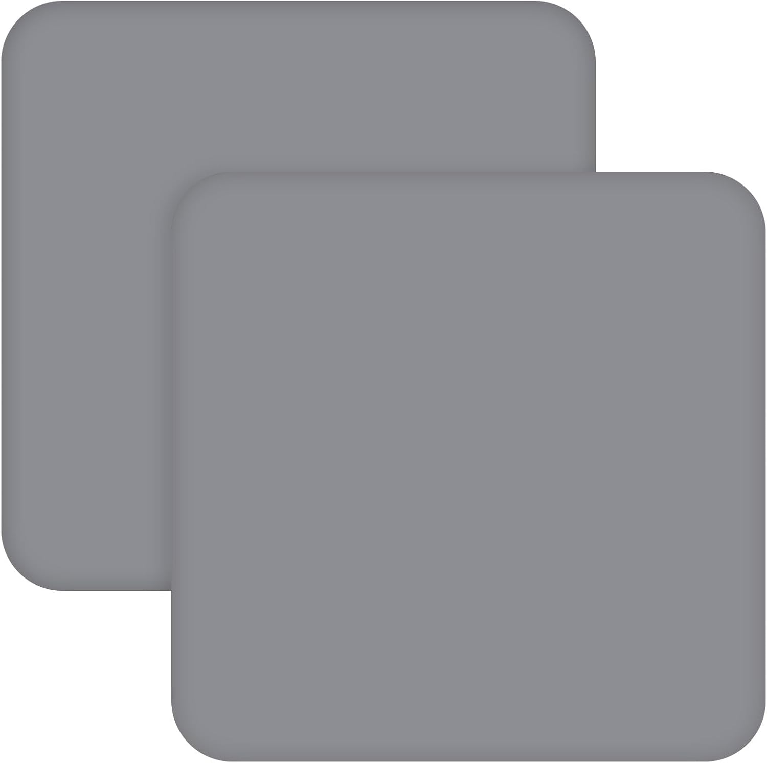 Square Playard/Playpen Fitted Sheets, Perfect for New Room2 / Totbloc Portable Playard, 2 Pack, Ultra Soft Microfiber, Fitted Playpen Sheet, Grey.