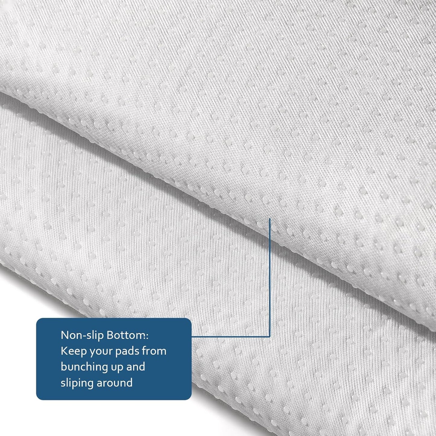 Waterproof Bed Pads Washable, Reusable Incontinence Pads for Kids, Adults, Elderly and Pets, Washable Underpads for Bed, Sofa, Floor, 22"X21" 4 Pack, Gray Star