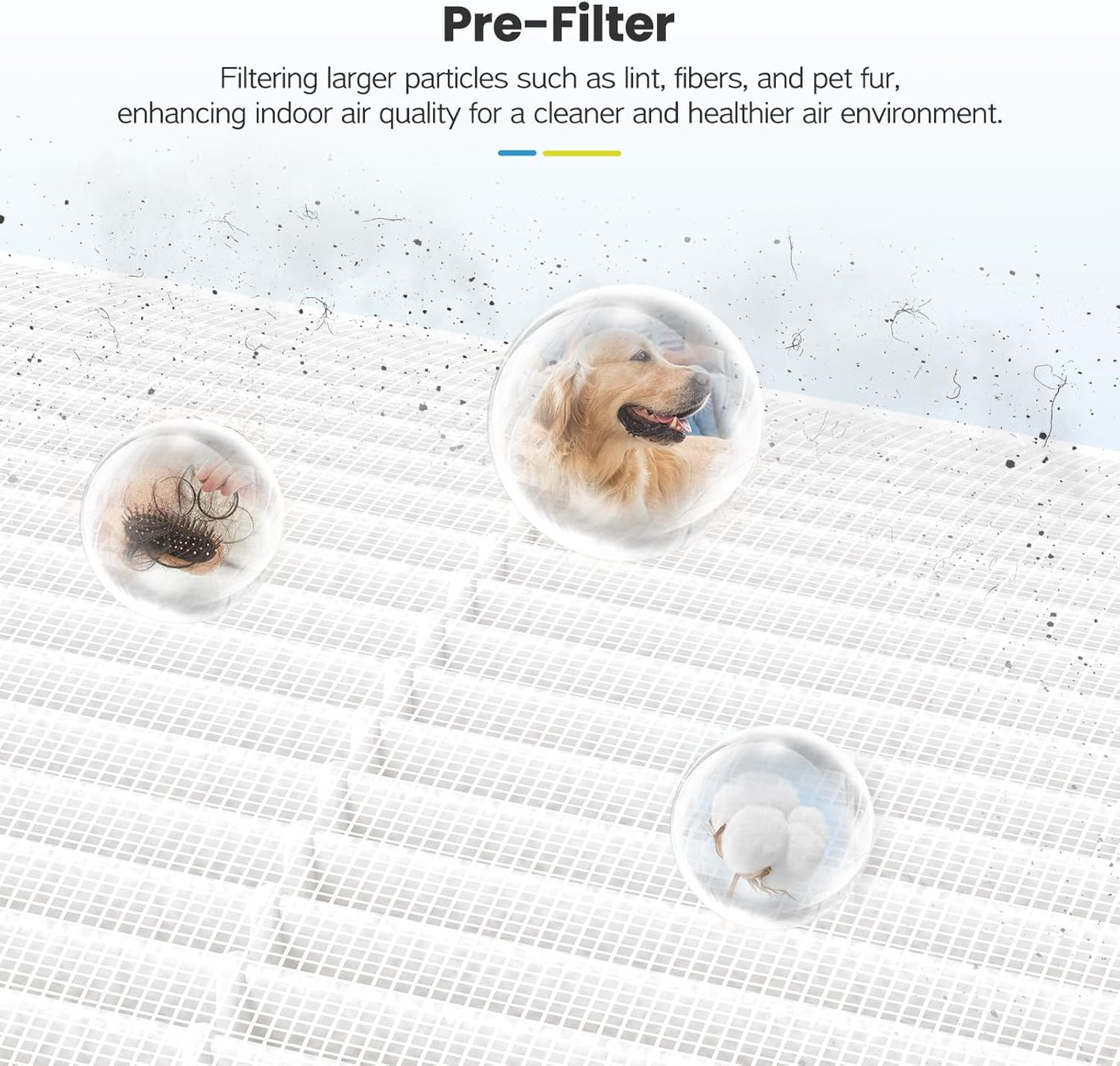 12020 Filter Replacement Compatible with Clorox Tabletop Air Purifier Model # 11020 and Clorox Tabletop Smart Air Purifier Model # 11021, 12020 HEPA Filter with 200 Sq. Ft. Capacity, 2 Pack