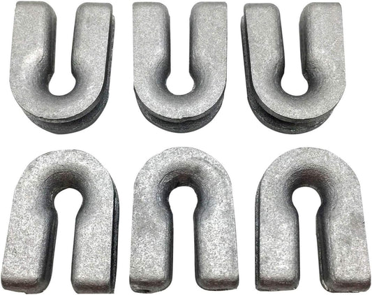 6 Pieces Replacement Eyelet Sleeve for Husqvarna Trimmer Head T25 T35 T35X T45X