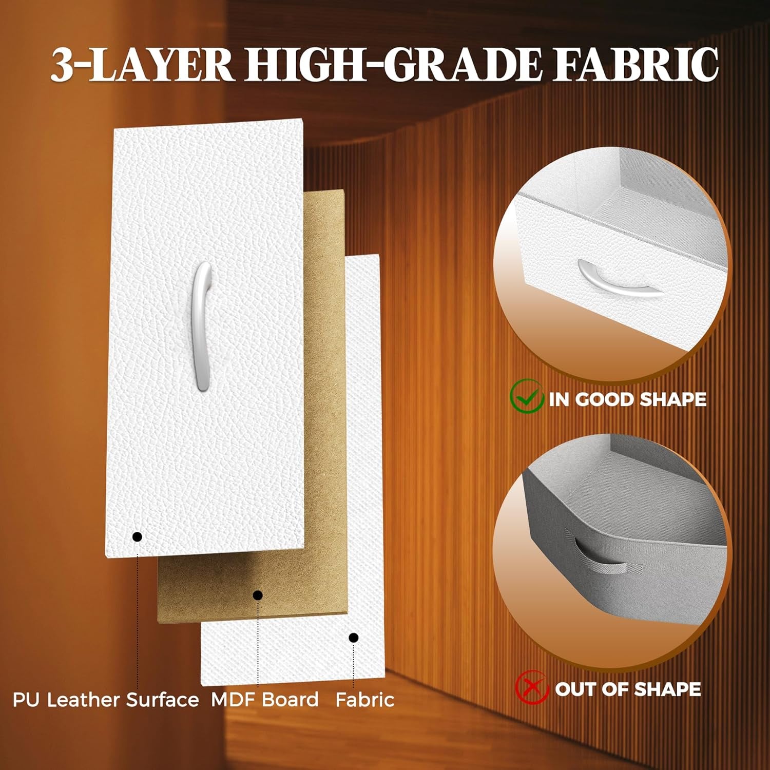 63-Inch White Dresser with 10 Fabric Drawers, Versatile TV Stand for 55 to 70 Inch TVs, Ideal Toy Storage Organizer for Bedroom or Closet