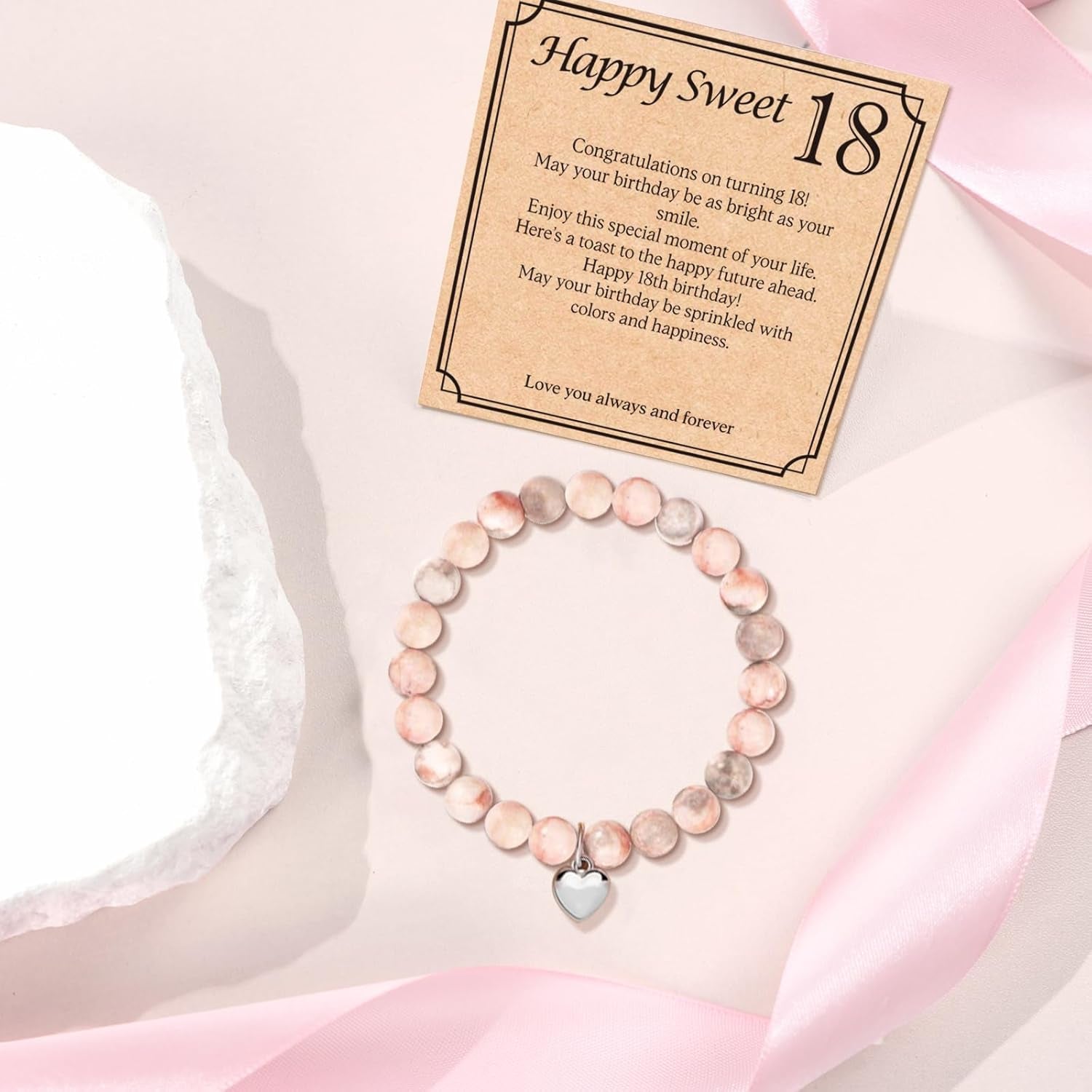 18Th Birthday Gifts for Girls, 18 & Fabulous Birthday Gift Ideas, 4PCS Unique 18Th Birthday Gifts for Her, Daughter, Niece, Granddaughter, 18Th Birthday Decoration, 18 18Th Eighteen Birthday Gifts