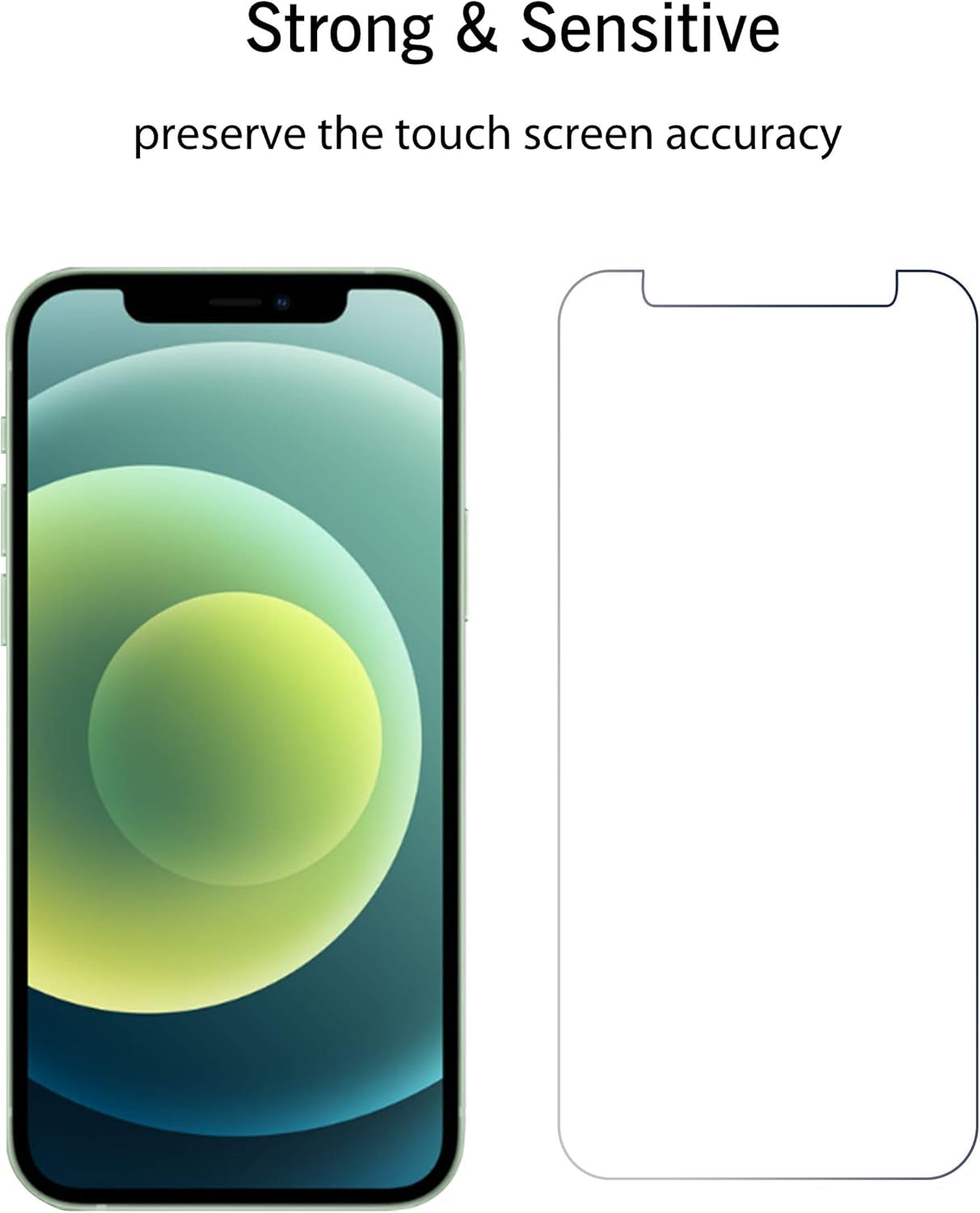 Glass Screen Protector - 3 Pack for Iphone 12/12 Pro 2020 6.1 Inch & Privacy Screen Protector - 2 Pack for Iphone 12/12 Pro 2020 6.1 Inch