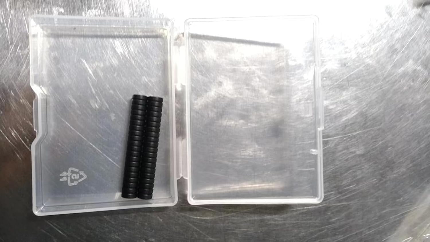 40 Pcs Refrigerator Magnets, 6X2Mm Small round Fridge Magnets, Multi-Use Premium Neodymium Tiny Circle Magnets, for Whiteboard, Billboard, Crafts, DIY, Home, Kitchen, Office, School (Black)