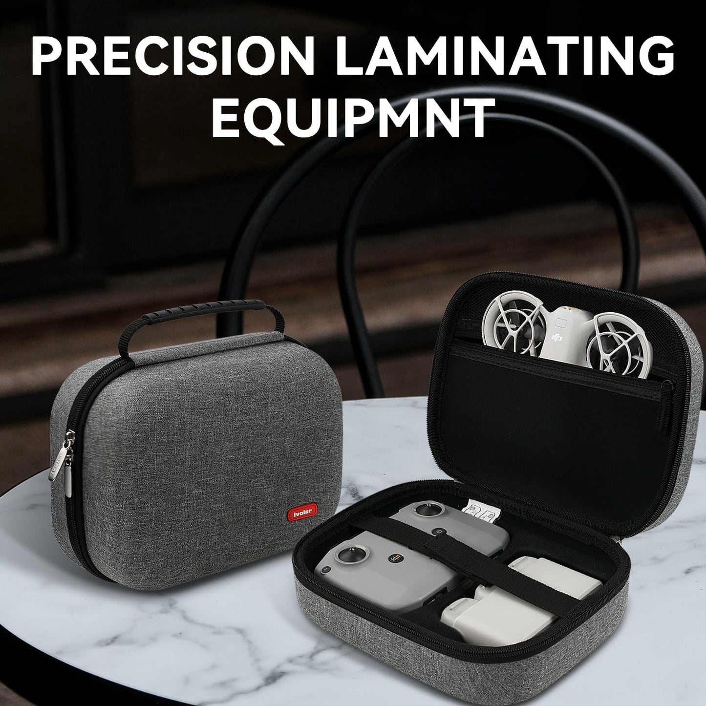 Lightweight & Compact Carrying Case for DJI Neo Drone – Easy-To-Carry Hard Bag for Fly More Combo, RC-N3 Controller,Batteries Accessories