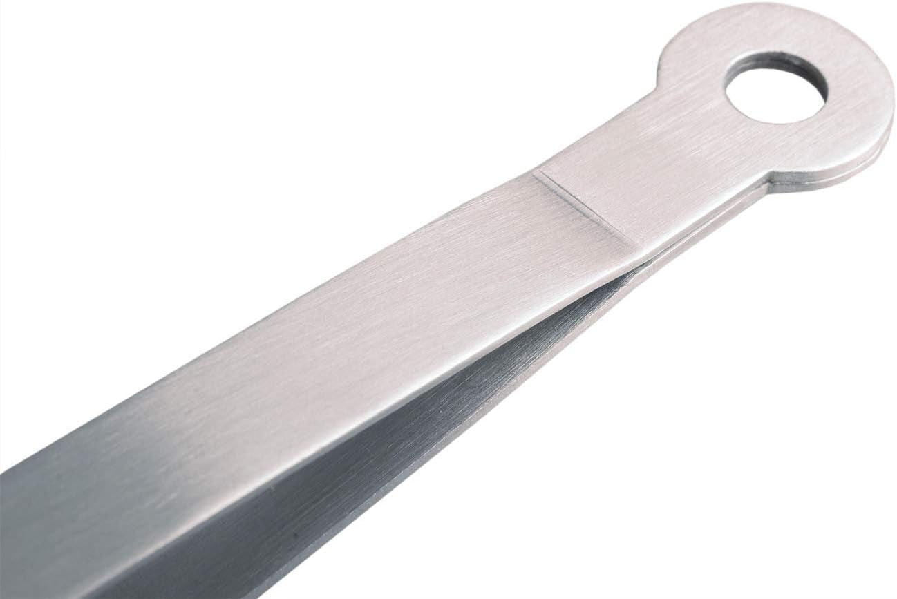Small Serving Tongs 6-Inch Stainless Steel Mini Appetizer Tongs, Set of 4 (Brushed)