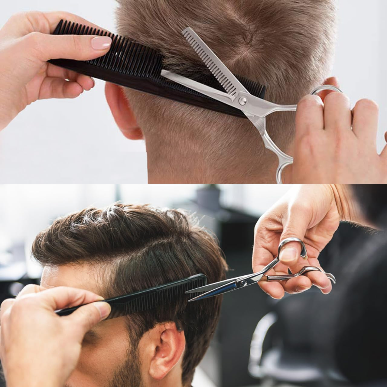 Hair Scissors, Professional Hair Cutting Scissors, Barber Scissors, Thinning Shears for Hair Cutting, Adults, Women, Home, Salon, Hair Trimming Scissors, Hair Cutting Scissors Kit