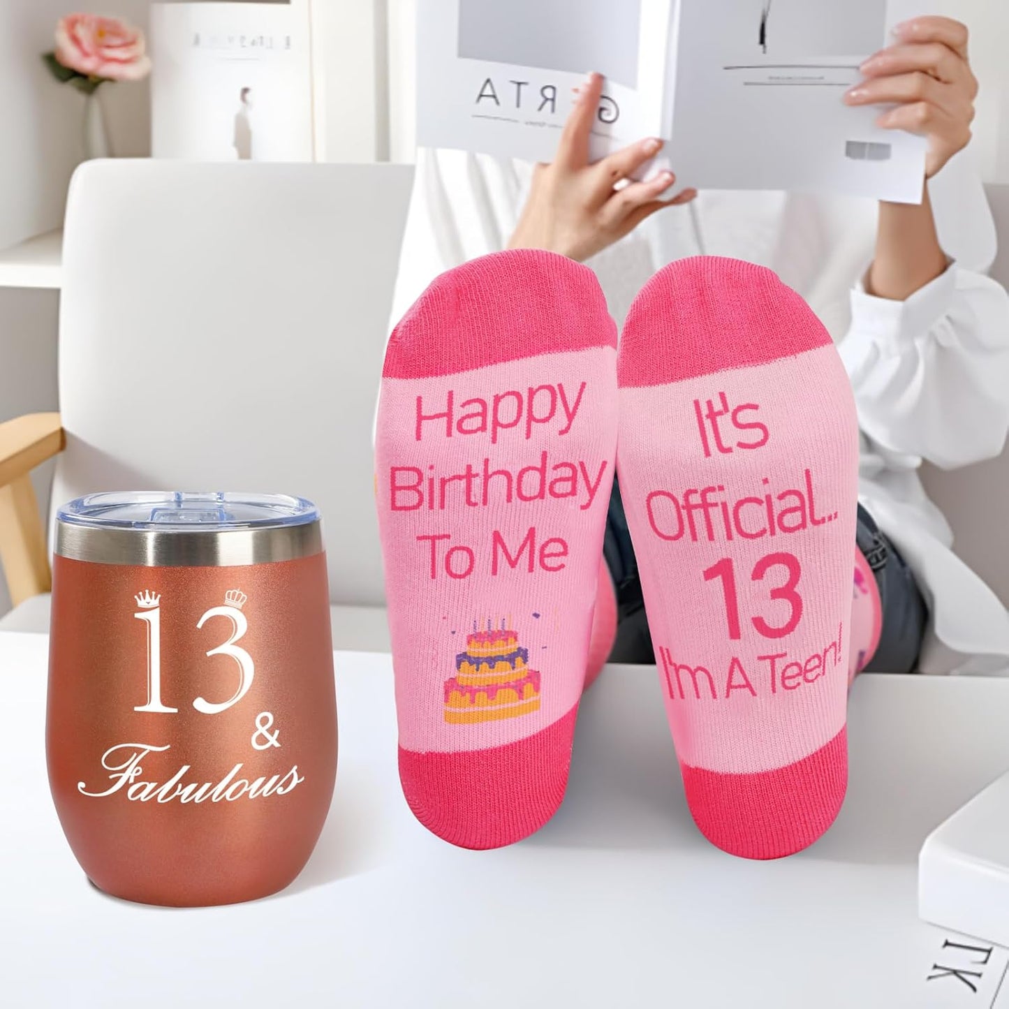 13Th Birthday Gifts for Girls, Happy 13Th Birthday Gift Ideas, Unique 13Th Birthday Gifts for Daughter, Niece, Granddaughter, 13Th Birthday Gifts for Her, Official Teenager Birthday Gifts