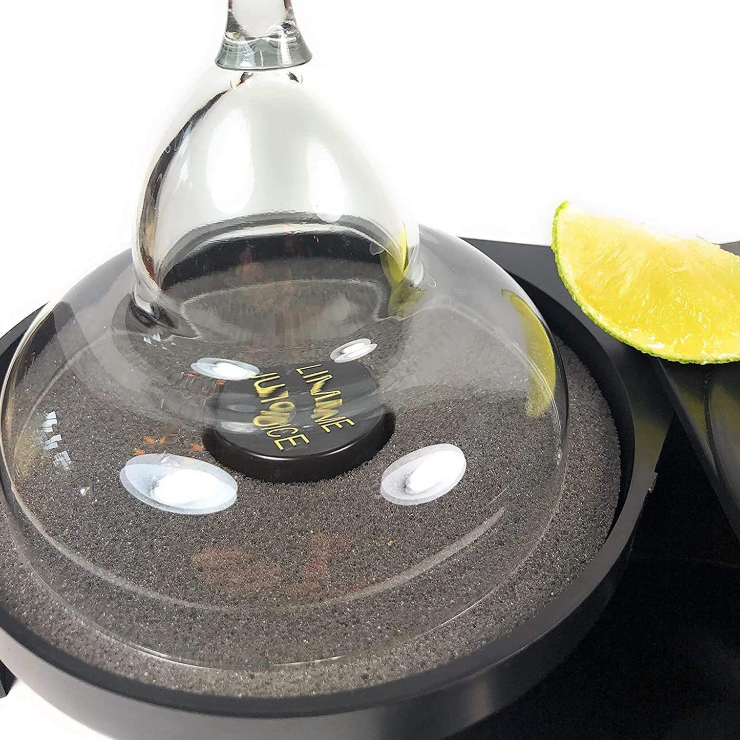 2Pcs Bar Salt Rimmer Sponges Black Replacement Sponge for Glass Rimmer, Margarita Salter, Lime Juice