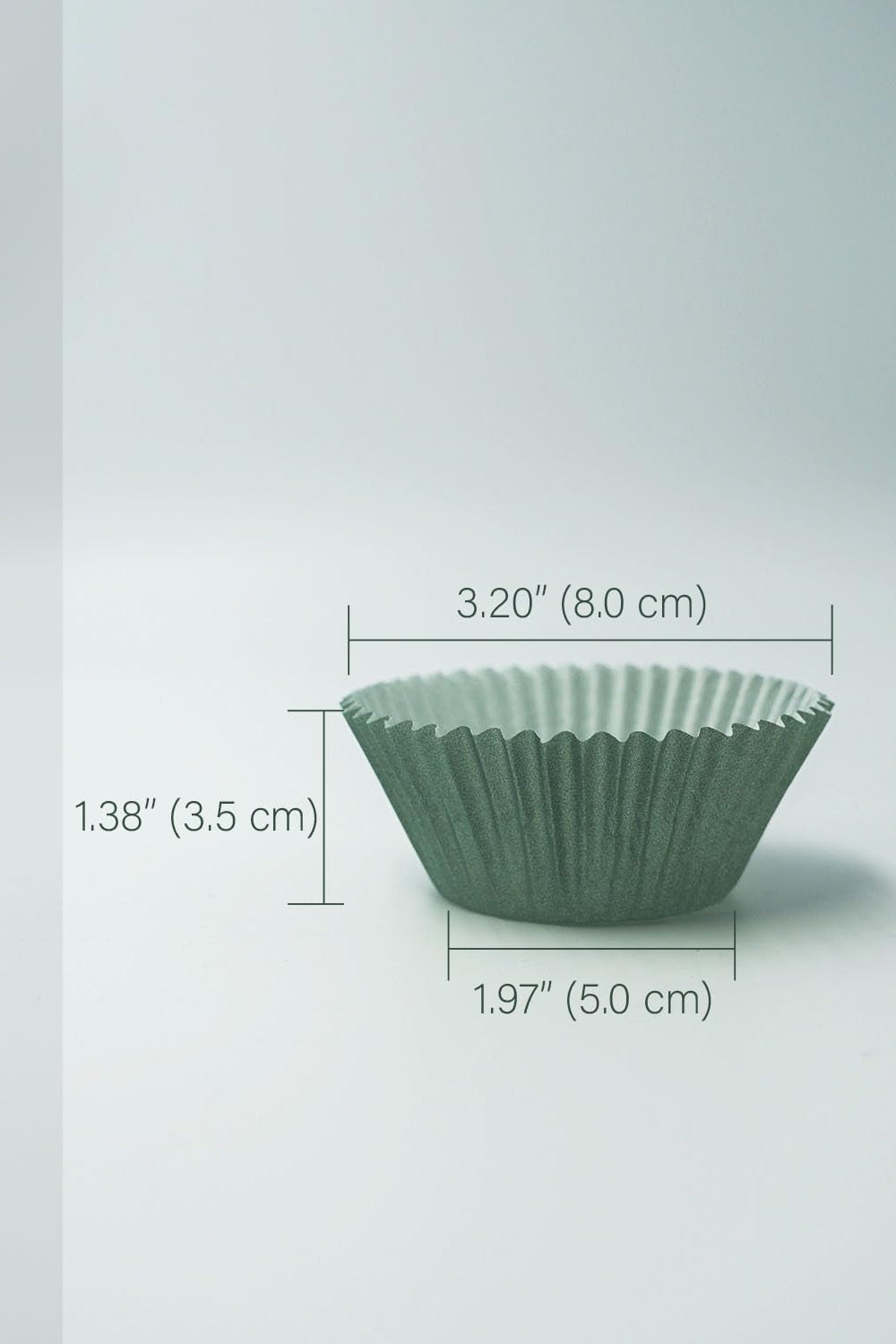 Cupcake Liners 200 Pcs Muffin Liners Standard Cupcake Wrappers, Cupcake Liners, Food Grade Cupcake Liners, Greaseproof Parchment Muffin Liners Calyx Series