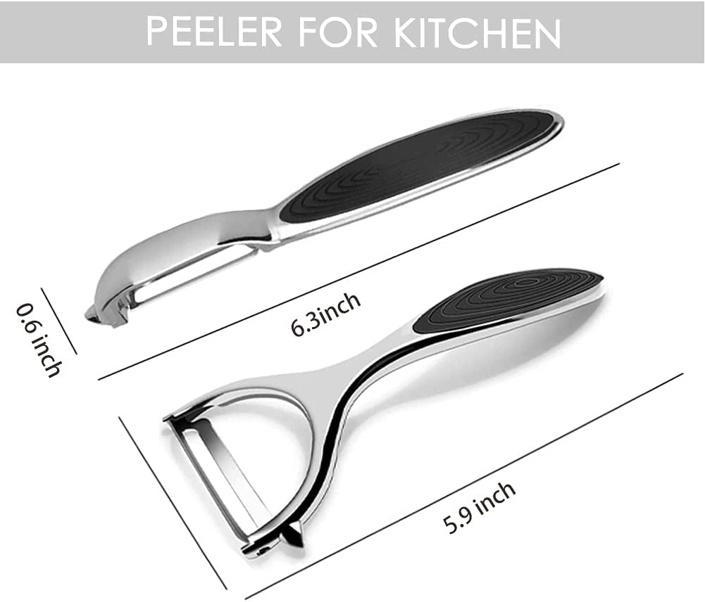 Vegetable Peeler & Stainless Steel Kitchen Tongs
