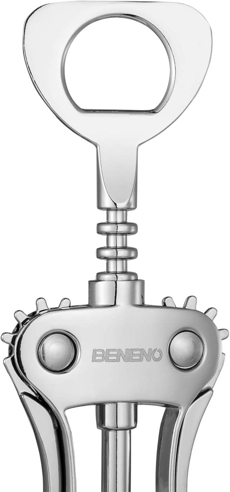 Wine Opener, Zinc Alloy Premium Wing Corkscrew with Multifunctional Bottles Opener, Sharp Wine Corkscrew with Ergonomic Non-Slip Wing Handle, Upgrade