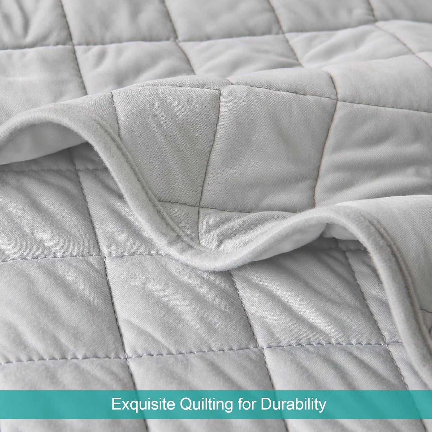 Toddler Comforter & Crib Toddler Blanket, Super Soft Quilted and Lightweight down Alternative Crib Comforter, 30X40 Inches, Grey