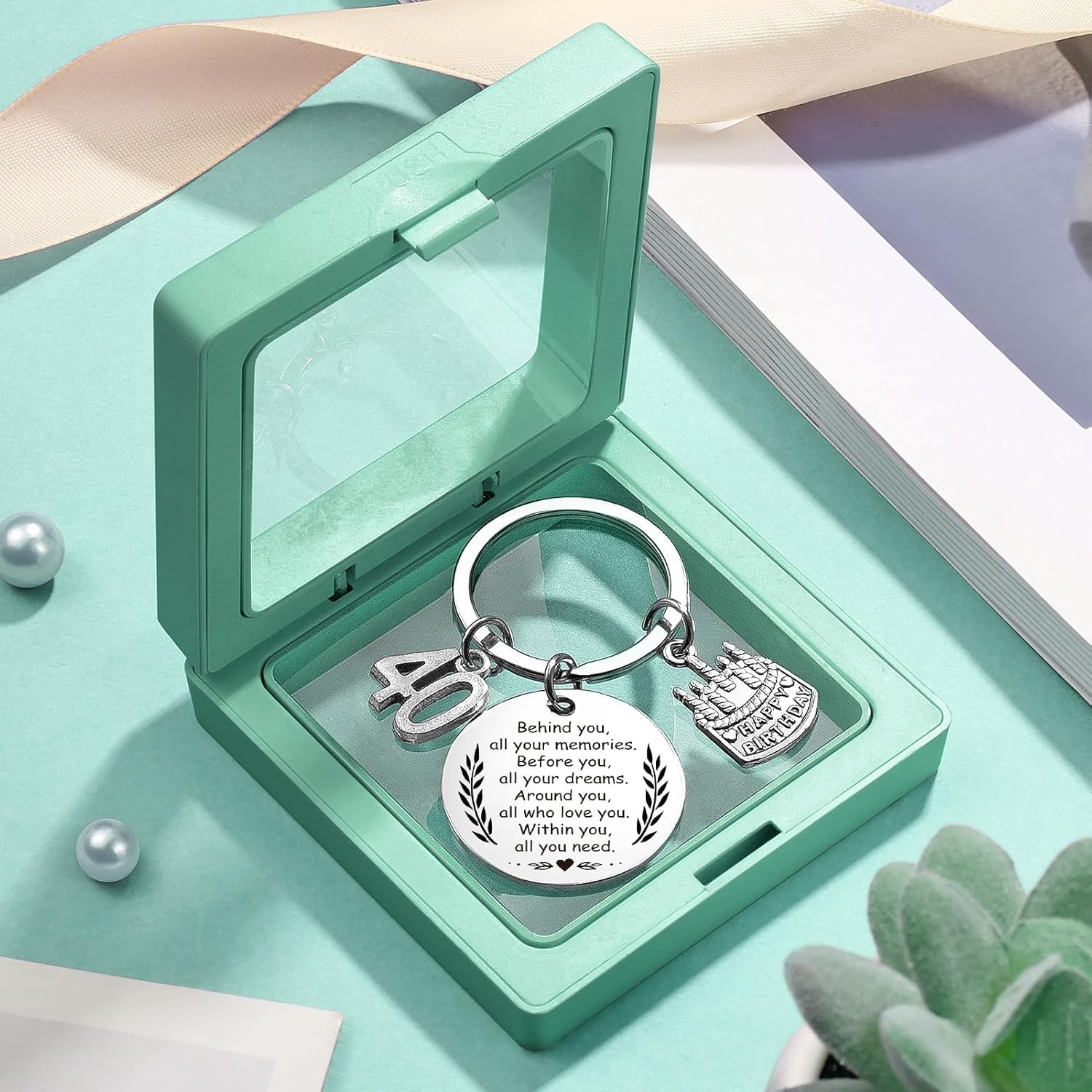 40Th Birthday Gifts for Women Her, Funny Turning 40 Year Old Gifts, Best 40 Fabulous 1985 Birthday Gifts Basket Unique Happy 40Th Birthday Gifts Ideas for Her Mom Sister Friend Wife Daughter Coworker