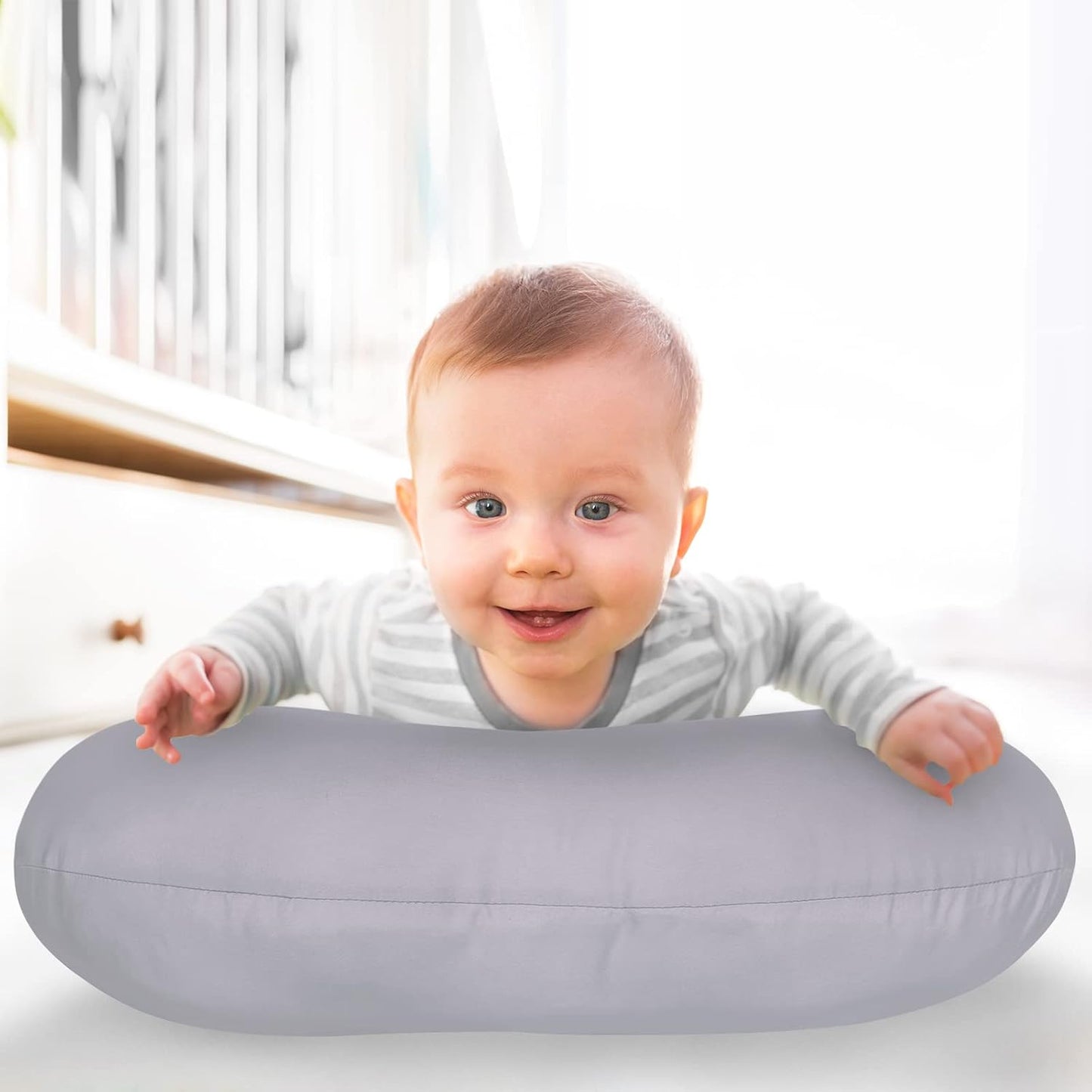 Nursing Pillow Cover 2 Pack Fit for Boppy Pillow, Breathable & Skin-Friendly Nursing Slipcovers for Breastfeeding Mom, Comfortable & Machine Washable Nursing Covers