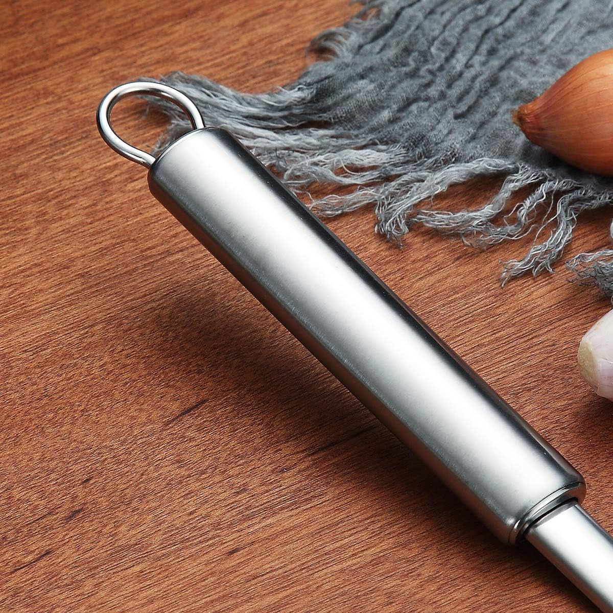 Professional Stainless Steel Soup Ladle - Heat Resistant, Non-Stick, Dishwasher Safe Kitchen Tool
