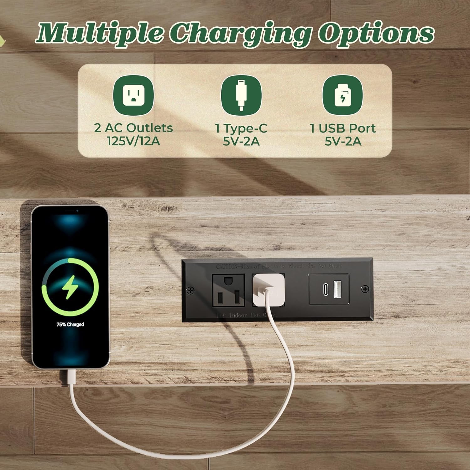 78.8-Inch Narrow Console Table Set of 2 with Charging Station, Oak Finish, Ideal for Living Room and Entryway