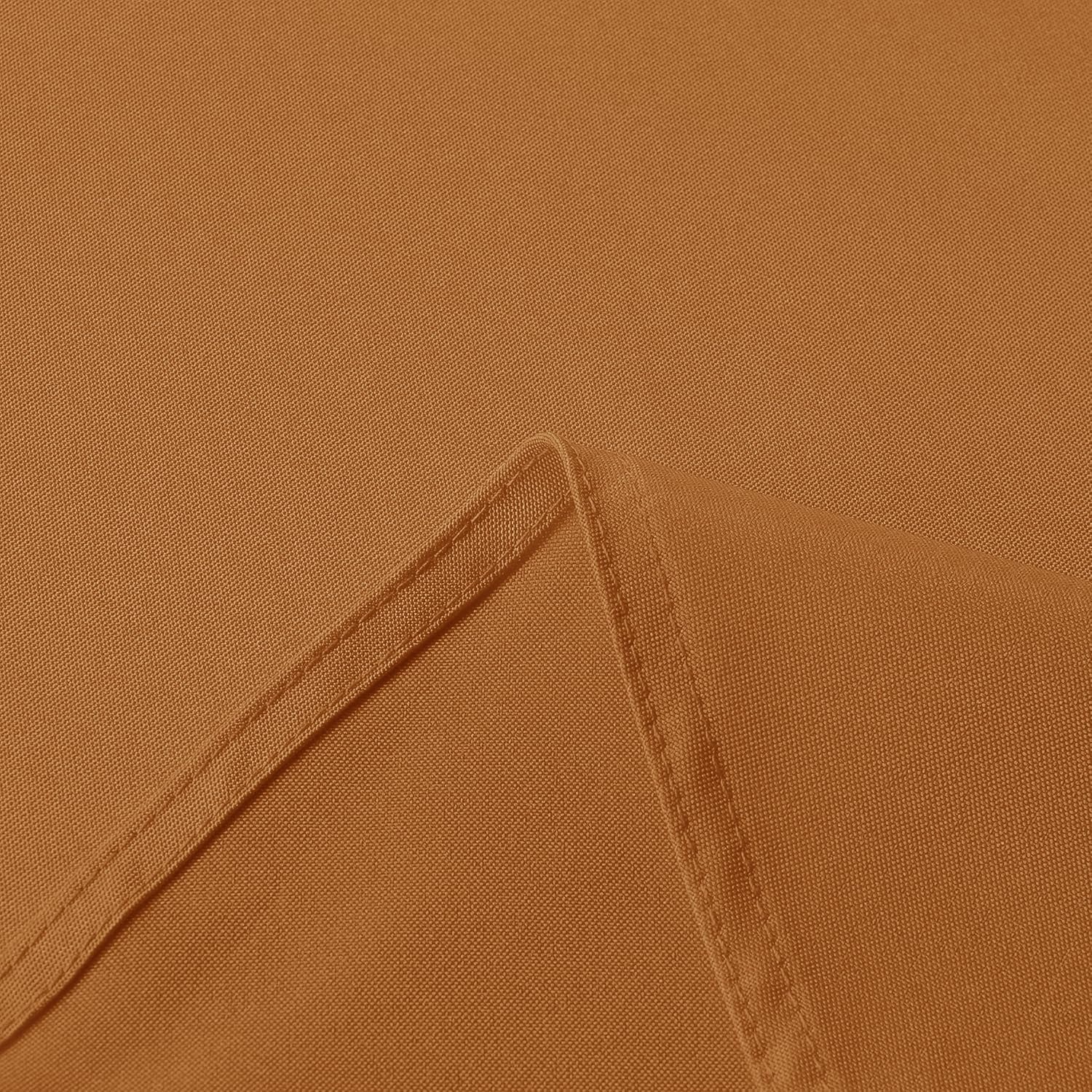 Fall Tablecloth Rectangular for 6 Foot Tables - 60 X 102 Inch - Stain and Wrinkle Resistant Rectangle Table Cloth, Fabric Thanksgiving Table Cover for Dining Tables, Buffet Parties, Bronze