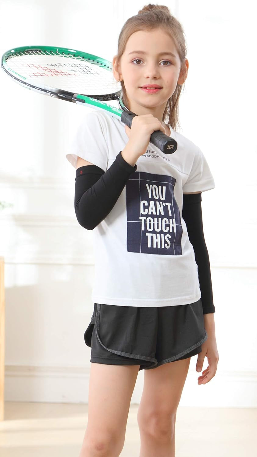 3 Pairs Arm Sleeves for Kids Babies Toddlers, UV Sun Protection Arm Cover for Eczeme and Prevent Scratching