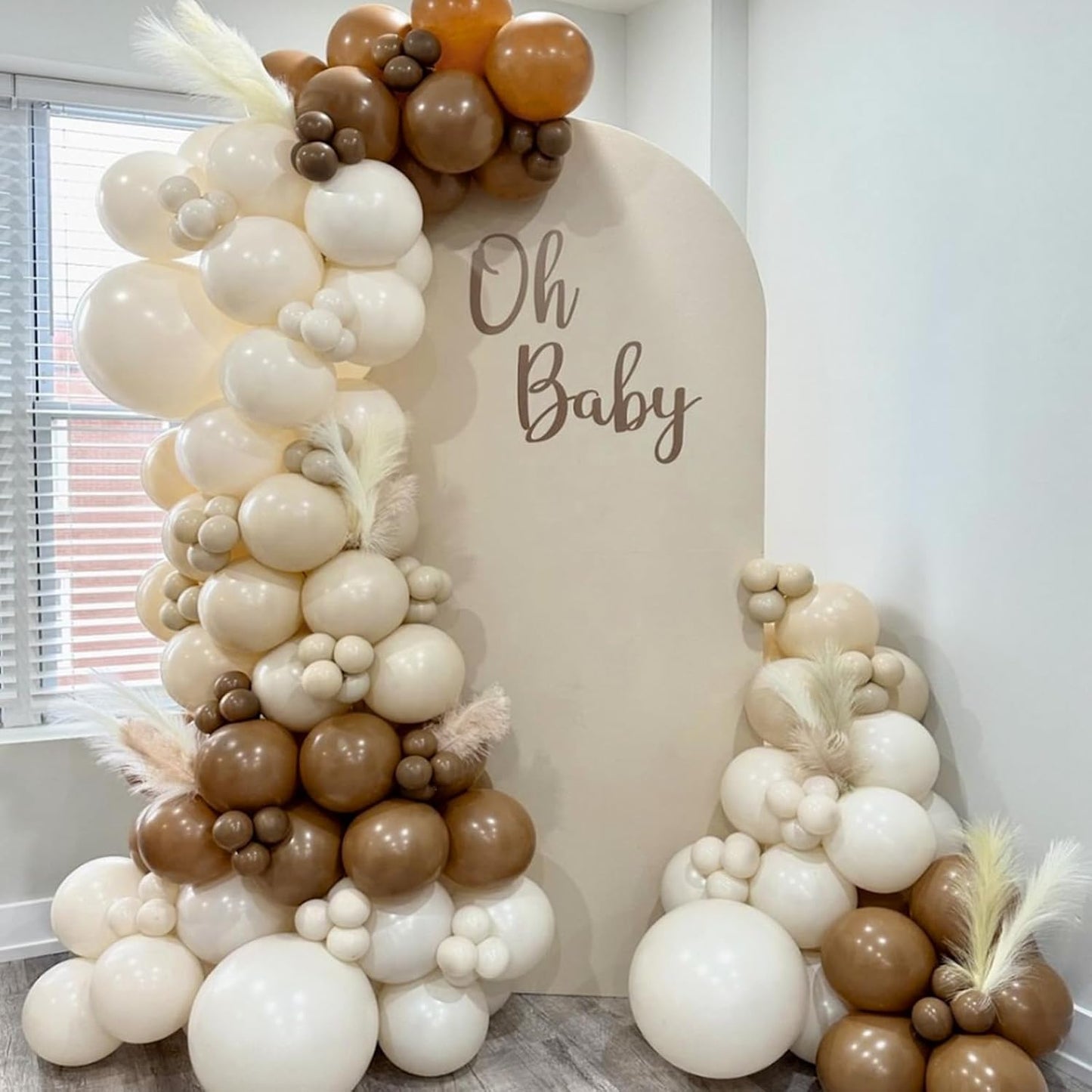 Brown Balloons 12 Inch, Brown Latex Balloons 50Pcs Party Balloons for Birthday Baby Shower Wedding Thanksgiving Anniversary Party Decorations