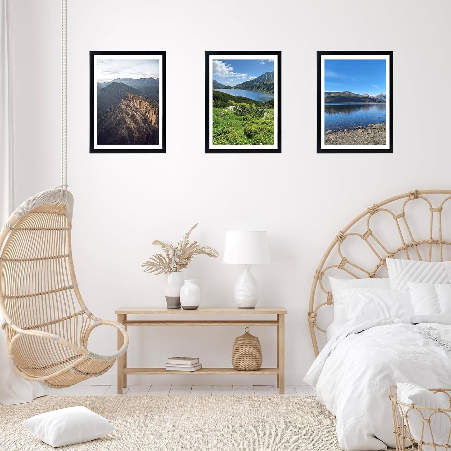 12X16 Black Picture Frame for 30 X 40Cm Diamond Painting Art, Display Photo 12 X 16 or 10 X 14 without Mat, Wall Hanging Large Diamond Painting Frames with Plexiglass