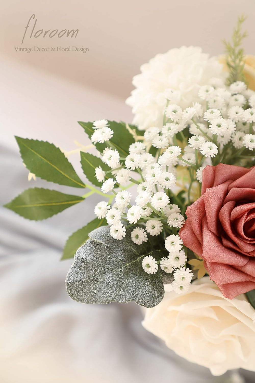 18-Piece Artificial Baby's Breath Gypsophila Greenery Sprays, Realistic White Faux Flowers for Wedding Bouquets, Centerpieces, Floral Arrangements, and Decorations