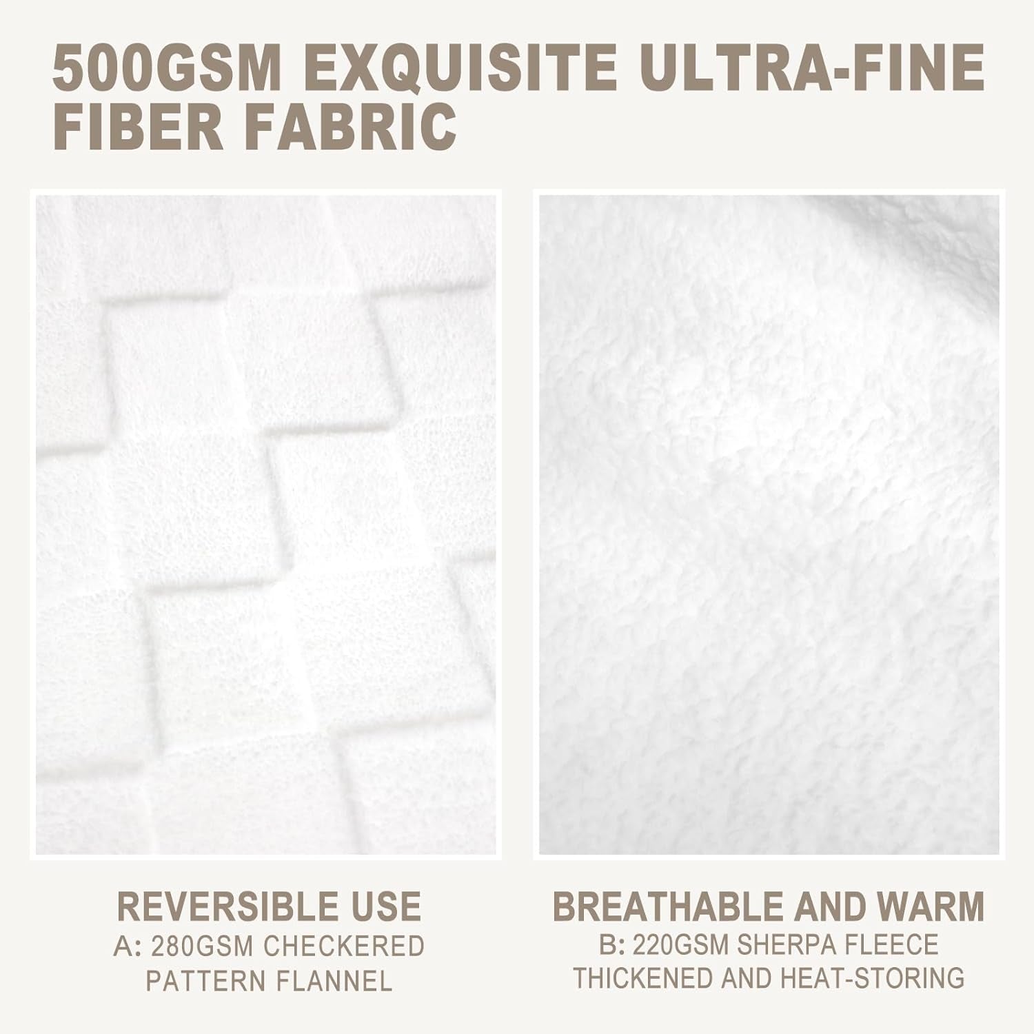 Fleece Blanket Checkered Throw Blanket for Women Men Mom, Room Home Dorm Decor, White for Couch Cute Soft Cozy Throw 50X60 Inches