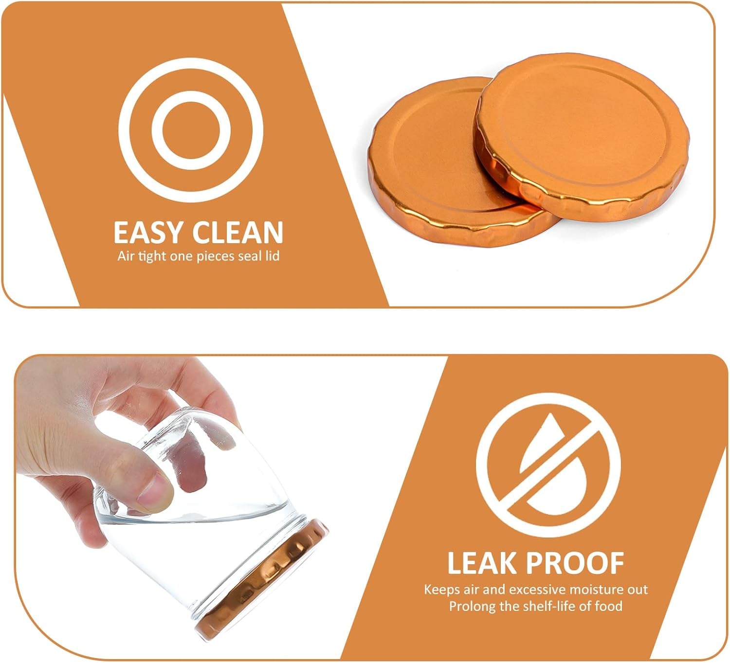 40-Pack 6 oz Mason Jars with Lids - Perfect for Canning, Jams, Honey, Wedding Favors, Shower Gifts, and DIY Spice Storage