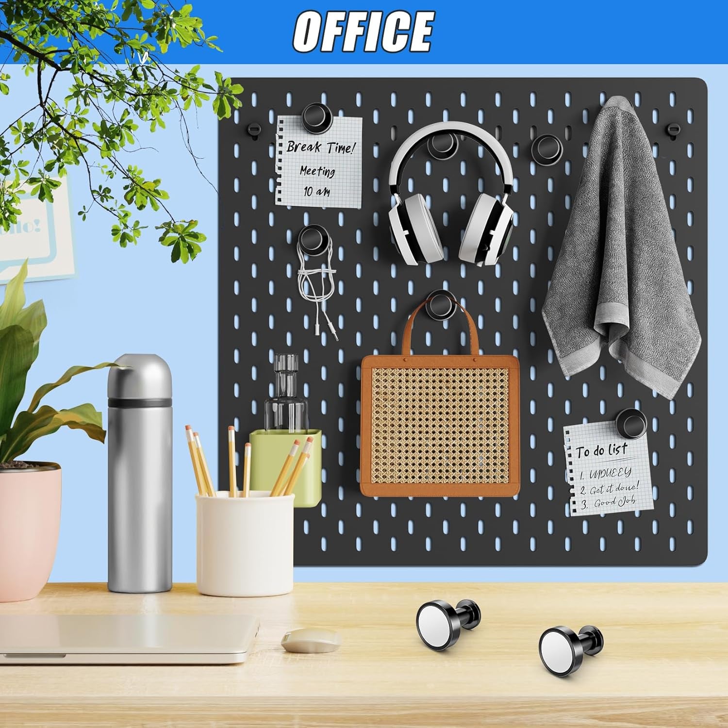 2-Pack 150LBS Heavy-Duty Neodymium N52 Magnetic Hooks for Versatile Hanging Solutions in Cruise, Garage, and Outdoor Use