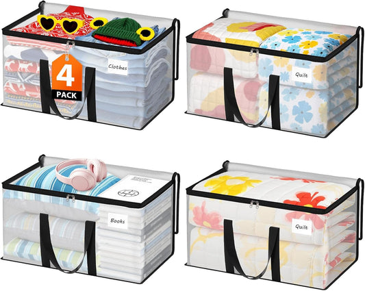 Moving Bags Extra Heavy Duty Oversized Storage Bags with Reinforced Handle and Double Zippers,Moving Supplies Totes for Storage Packing Dorm Room Essentials Alternative to Moving Boxes