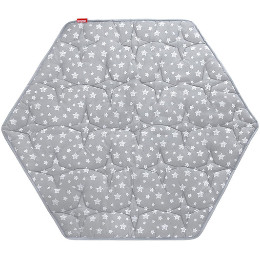 Hexagon Playpen Mat, Baby Playmat Fits Regalo Portable Play Yard 48 Inch and Hiccapop 53" Playpod Playpen, 6 Panel Playpen Mattress Non Slip Pad Mat