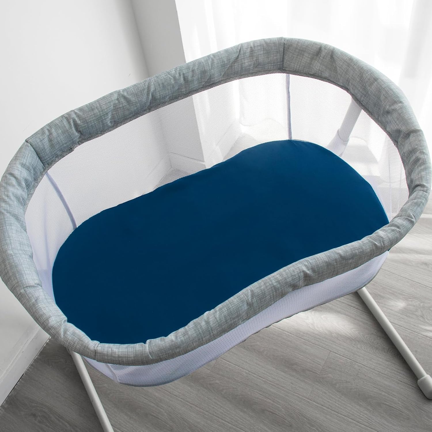 Baby Bassinet Sheets 4 Pack Compatible with Halo Bassinest Swivel, Flex, Glide, Premiere & Luxe Series Sleeper, 4 Pack, Ultra Soft & Skin-Friendly