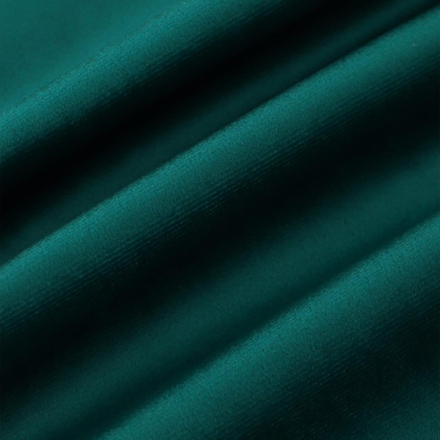 Velvet Emerald Green Throw Pillow Covers 18X18 Inches Pack of 2 Soft Decorative Square Cushion Covers for Couch Sofa Bed Livingroom Car,45X45Cm,Deep Dark Green