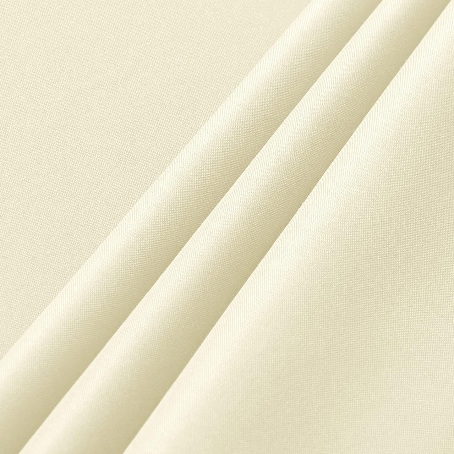 2 Pack Beige Tablecloth 60 X 102 Inch, Rectangle 6 Feet Table Cloth - Stain and Wrinkle Resistant Washable Polyester Table Cover for Dining Tables, Buffet Parties and Camping