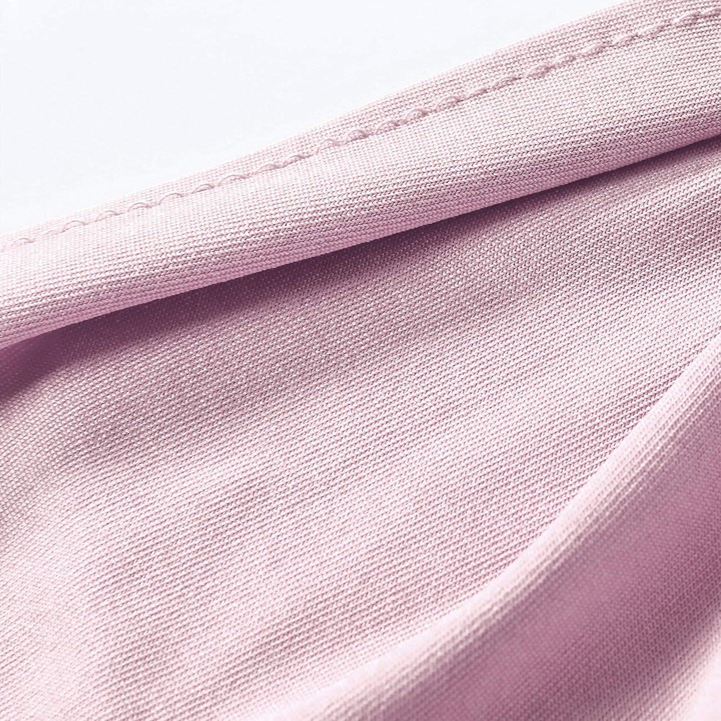 10 PCS Spandex Stretch Chair Sashes Bows for Wedding Reception- Universal Elastic Chair Cover Bands with Buckle Slider for Banquet, Party, Hotel Event Decorations Light Pink Sashes