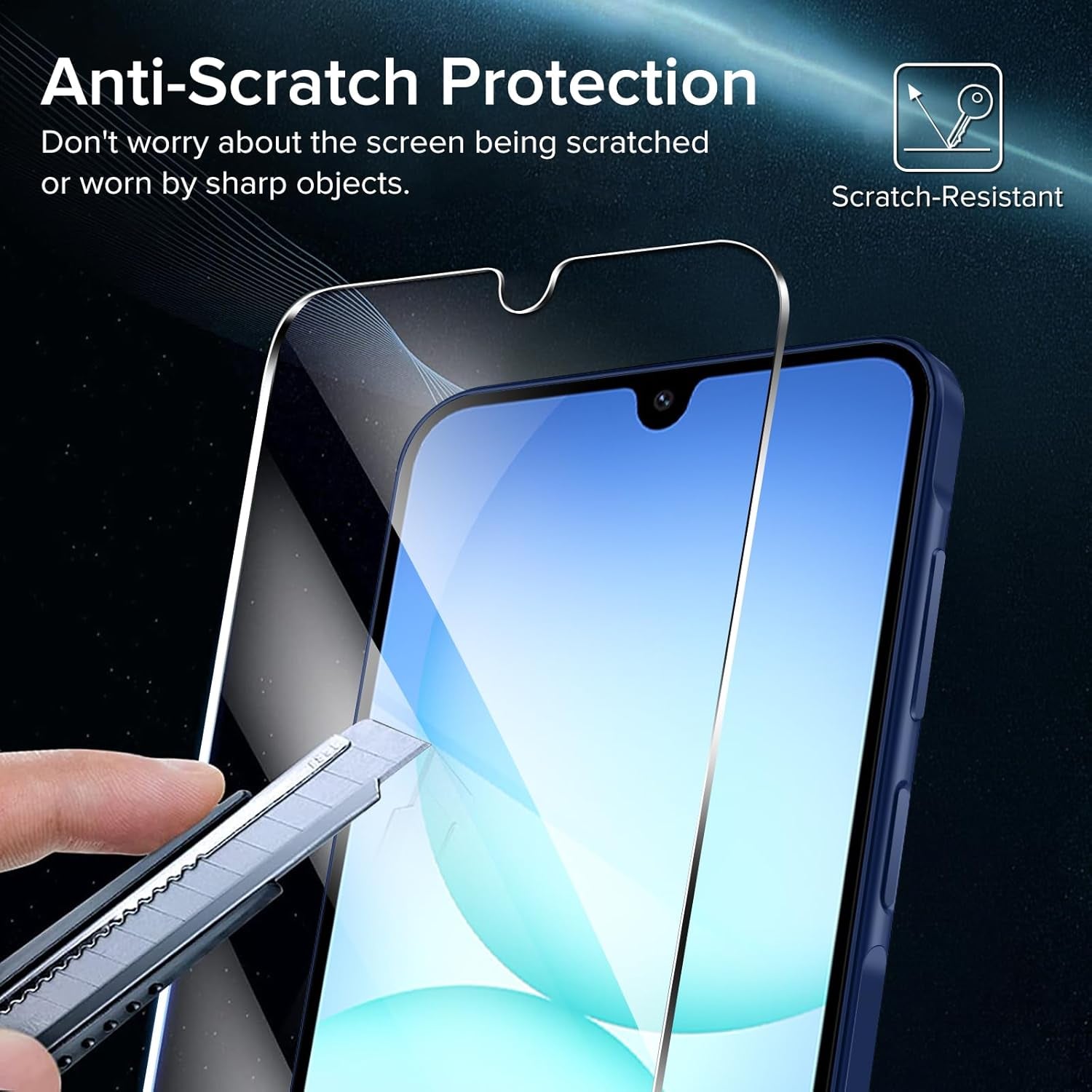 2 Pack Screen Protector for Samsung Galaxy A16 5G/Galaxy A17 5G, Tempered Glass Film, Alignment Frame, Easy Installation, Anti-Scratch Case Friendly Clear HD Film, 6.7-Inch