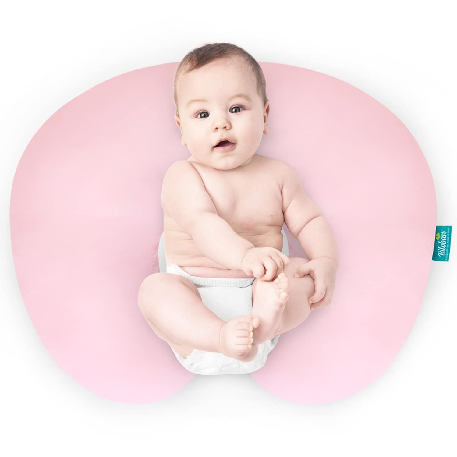 Nursing Pillow Cover 2 Pack Fit for Boppy Pillow, Breathable & Skin-Friendly Nursing Slipcovers for Breastfeeding Mom, Comfortable & Machine Washable Nursing Covers