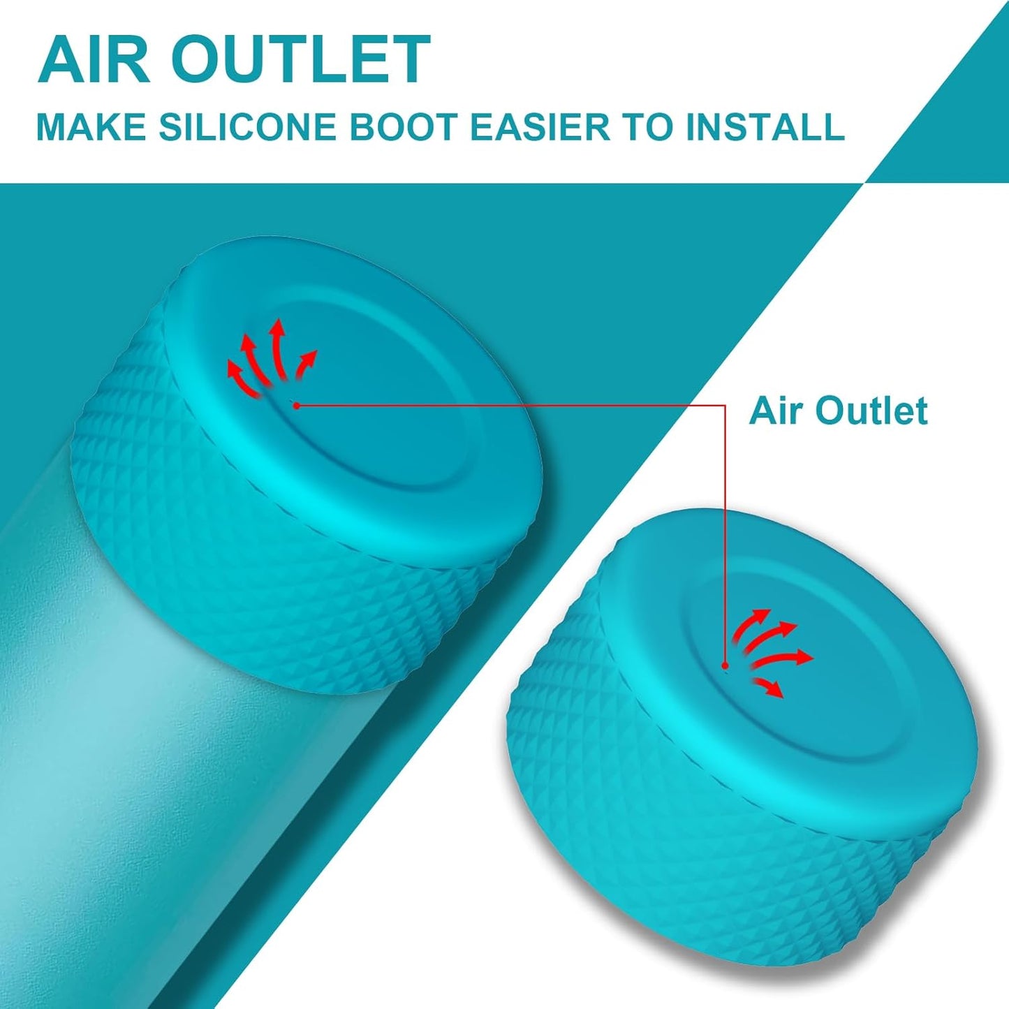 Silicone Boot for Owala Water Bottle 24 Oz 32 Oz 40 Oz, Anti-Slip Protective Sleeve for Freesip/Twist/Flip Stainless Steel Water Bottles Accessories