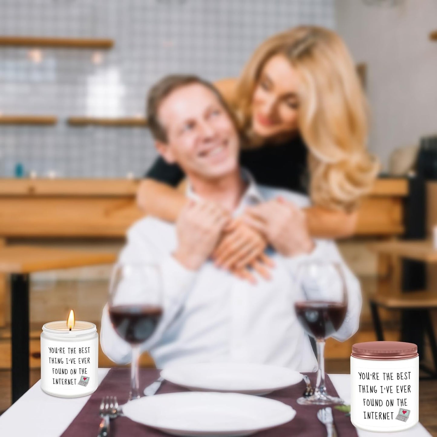 Gifts for Her, Girlfriend, Wife, Funny Lavender Candle Gift Unique Valentines Anniversary Christmas Birthday Gifts for Her, Girlfriend