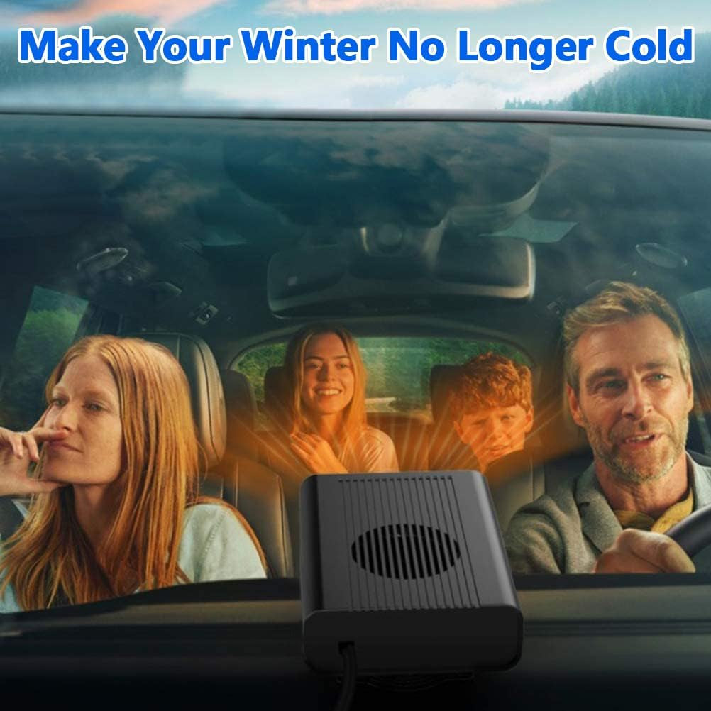 Car Heater,12V 150W with Heating and Cooling 2 in 1 Modes Heating/Cooling Automobile Heater Demister Vehicle Heater Fan Suitable for All Car,Christmas Gifts