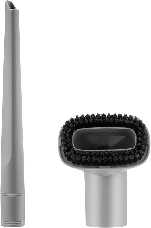 2 Pack Crevice Tool and Dust Brush Replacement Compatible with Shark Navigator Lift-Away Vacuum Cleaner Accessories for NV350, NV352, NV355, NV356E (Compatible with Part #112FFJ)