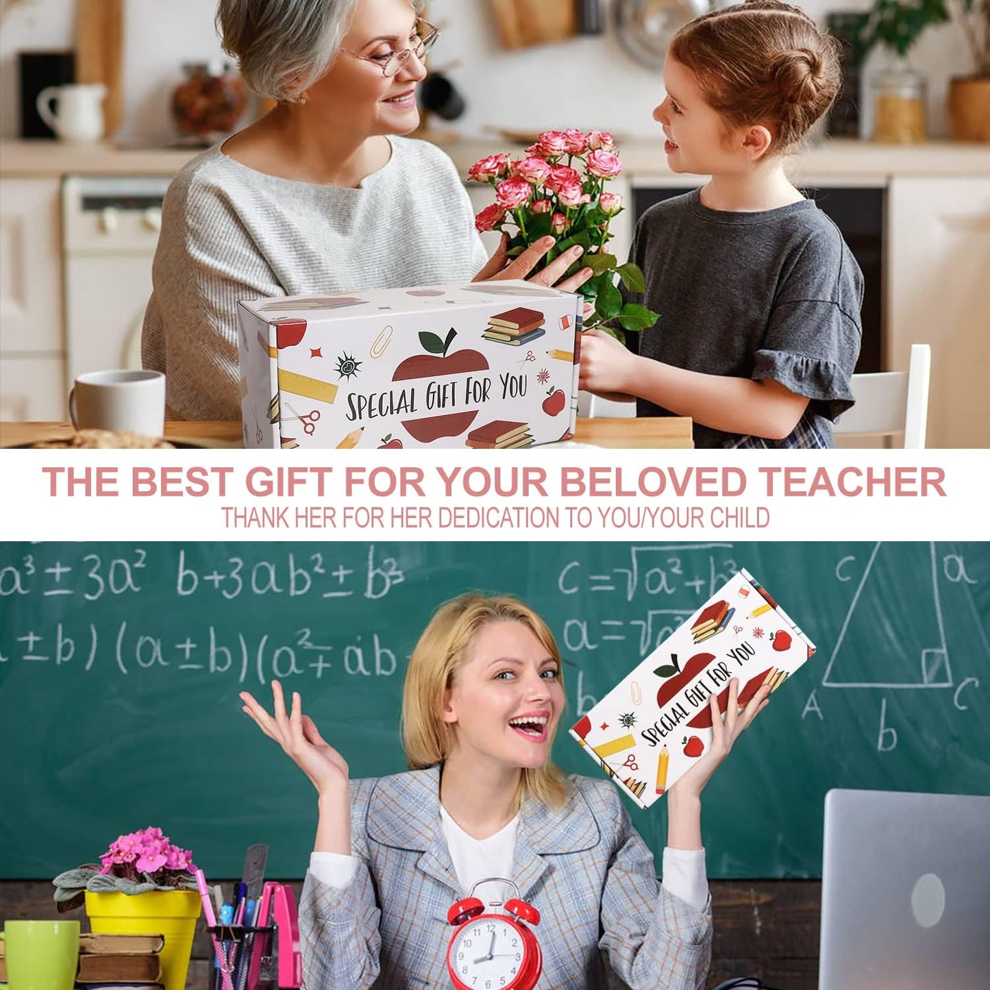 Teacher Appreciation Gifts, Best Teachers Gifts, Thank You Teacher Gift, Funny Back to School Gift for Teachers Women, 7 Pcs