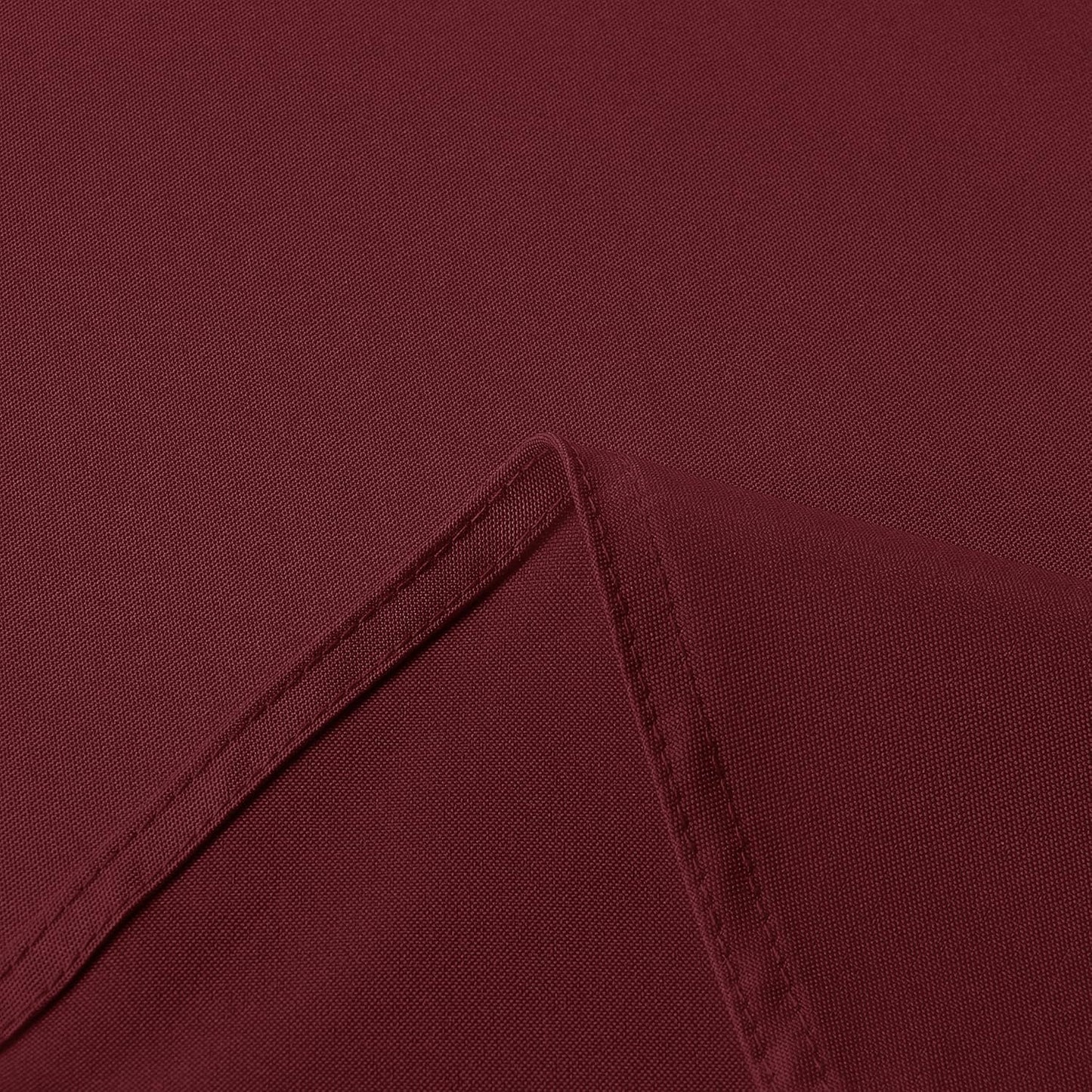 Rectangle Tablecloth - 60 X 84 Inch - Stain and Wrinkle Resistant Washable Polyester Table Cloth, Decorative Fabric Table Cover for Dining Tables, Buffet Parties and Camping, Burgundy
