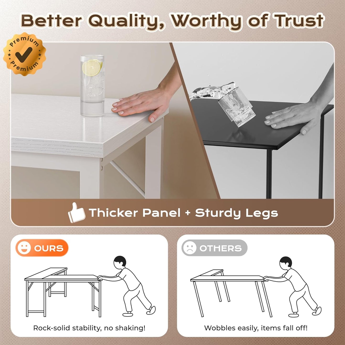 63-Inch L-Shaped Desk with Integrated Power Outlets and USB-C Port, Reversible Design, Spacious Corner Gaming and Office Desk, 0.95-Inch Thick Desktop, Sturdy Metal Frame, Ideal for Home Office and Study, White Finish