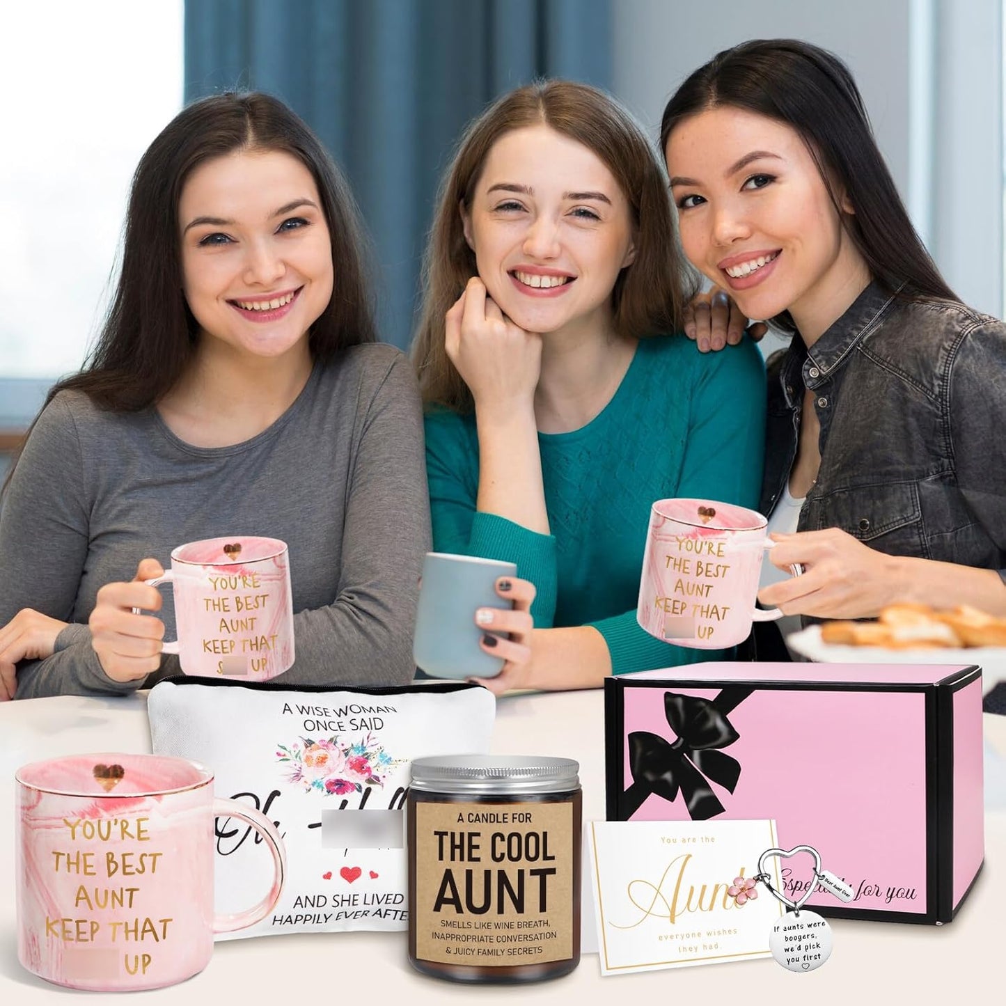 Aunt Gift Ideas, Gifts for Aunt, Aunt Gifts - Best Aunt Ever Gifts - Aunt Birthday Gift - Aunt Gifts from Niece, Nephew, Aunt Christmas Gifts - Gifts for New Aunt, to Be Aunt - Favorite Aunt Mug