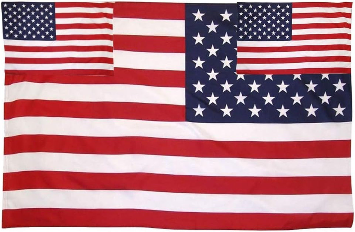 American Flag Cape, Wearable USA Flag Costume Outfit with Sleeves Classic Flag, 2 Differents Wearing Methods