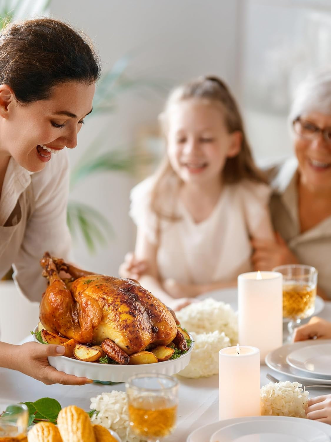 Foil Electric Roaster Liners, 2-Count Disposable Turkey Oven Cooking Bags, Fits 16, 18, 22 Quart Roaster Pan, Instant Cleanup for Thanksgiving Christmas, 16 X 34 Inch