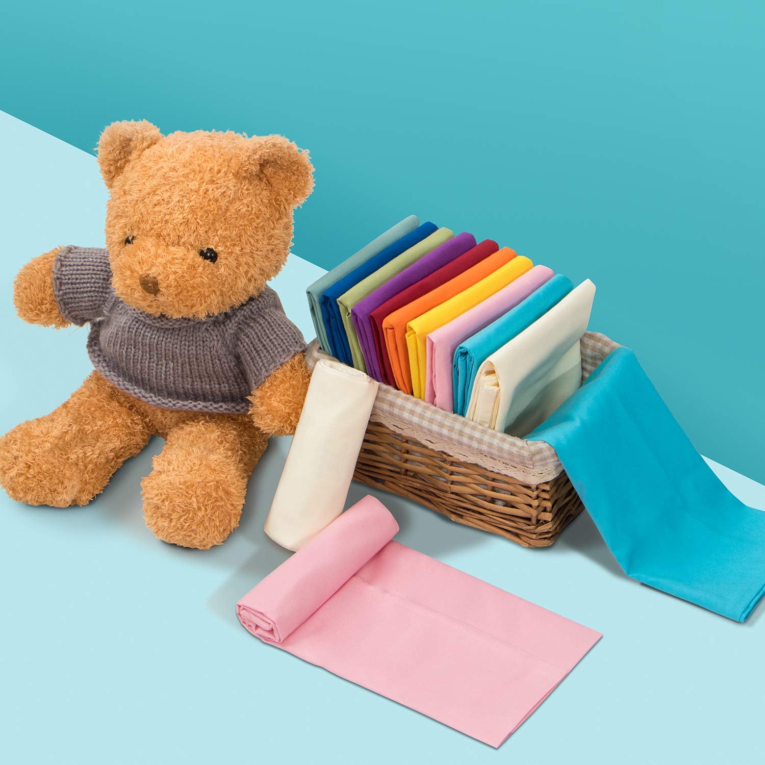 2 Pack Microfiber Toddler Pillowcases, 14X20 Inches Fits Baby Pillow Sized 12X16, 13X18 or 14X20, Soft and Cozy Small Travel Pillow Covers with Envelope Closure, Navy