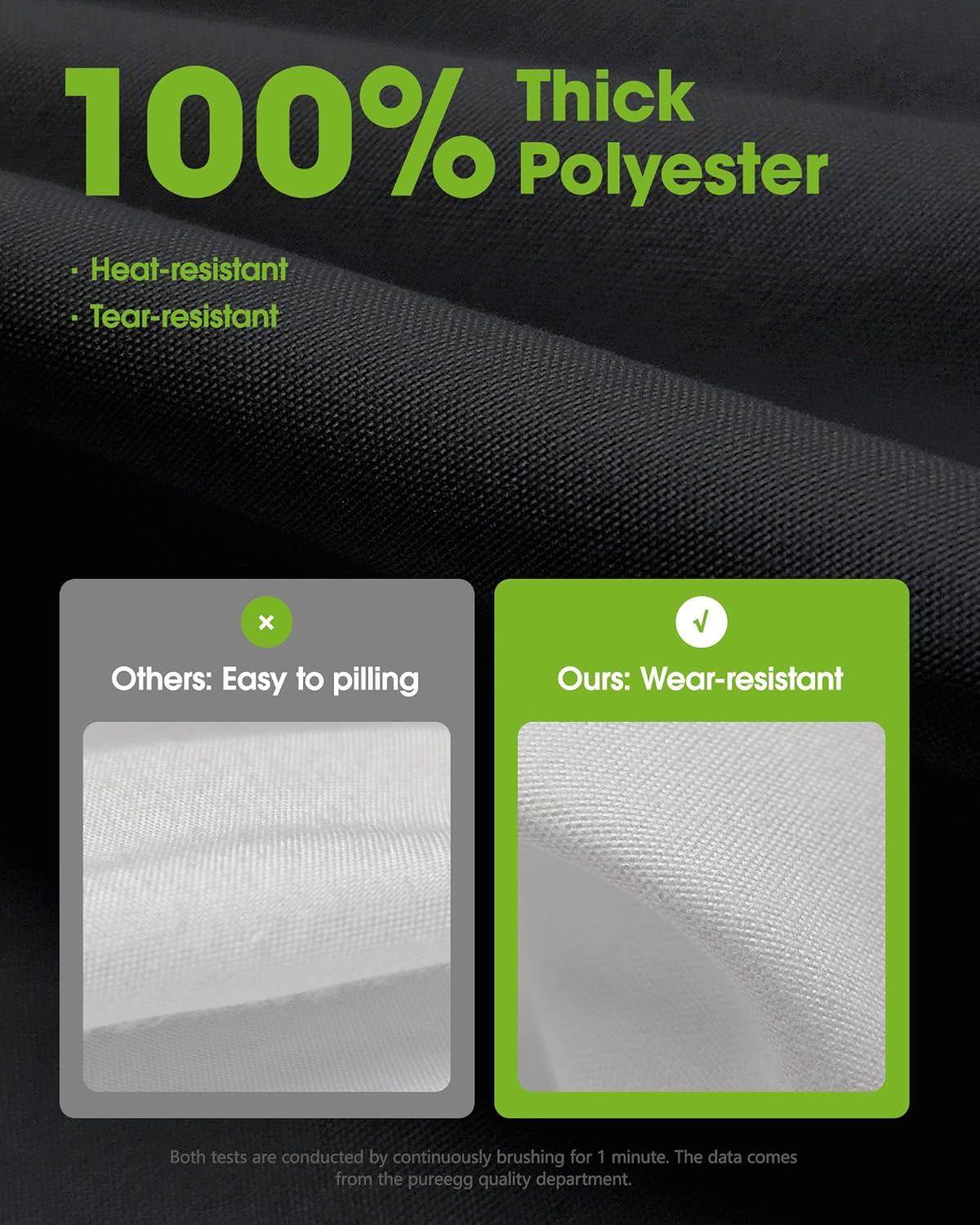 Rectangle Table Cloth 60" X 84" – Durable Polyester Tablecloth Offers Reusable & Washable Protection, Ideal for Outdoor Party, Picnic, Wedding, Banquet and Birthday, 1 Pack, Black