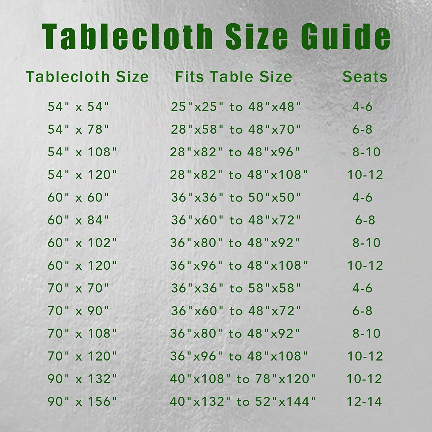 Rectangle Tablecloth - 60 X 84 Inch - Stain and Wrinkle Resistant Washable Polyester Table Cloth, Decorative Fabric Table Cover for Dining Tables, Buffet Parties and Camping, Black